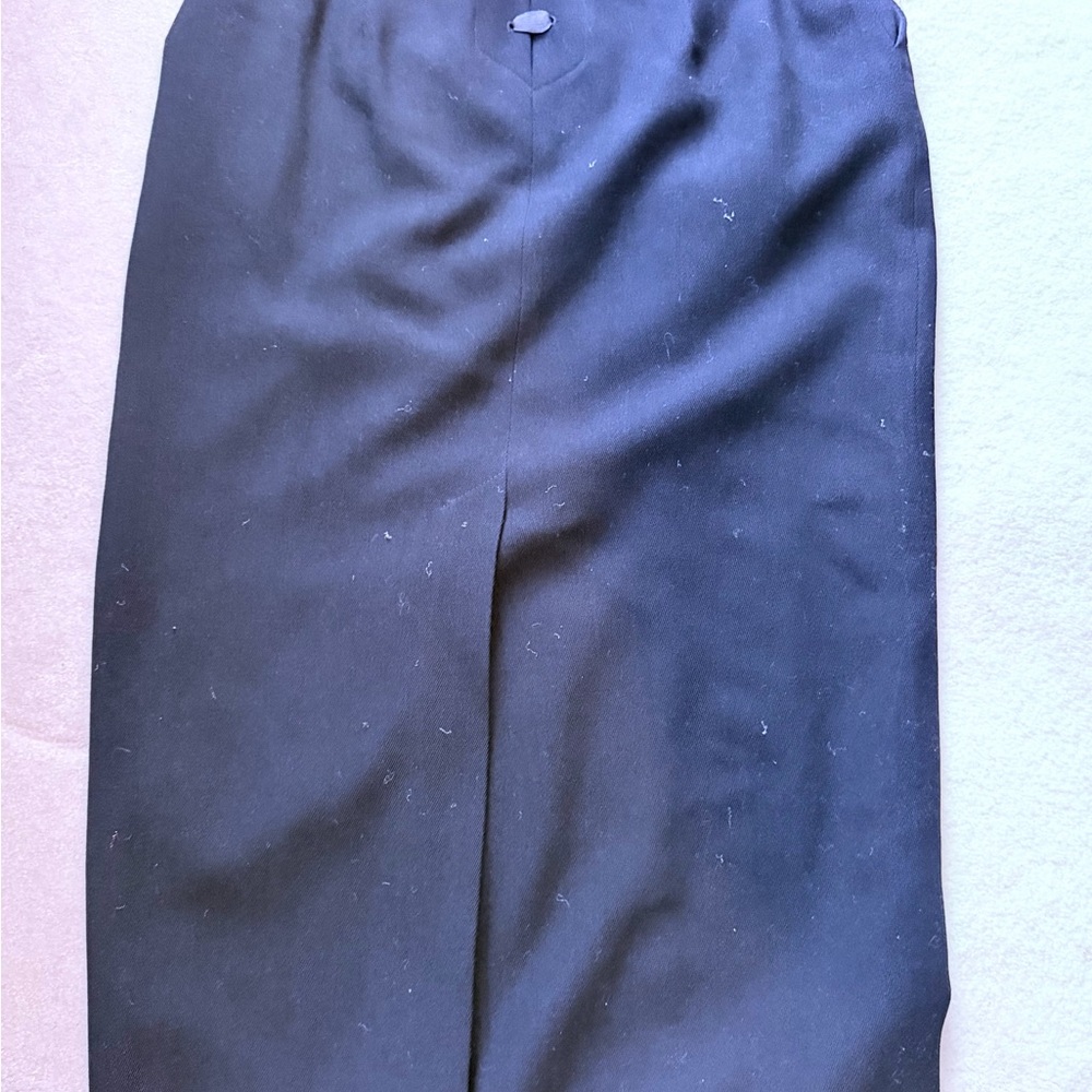 Ralph Lauren Navy Wool Midi Sailor Skirt - Picture 4 of 5